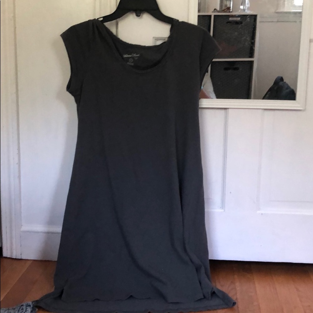 Gray t-shirt dress